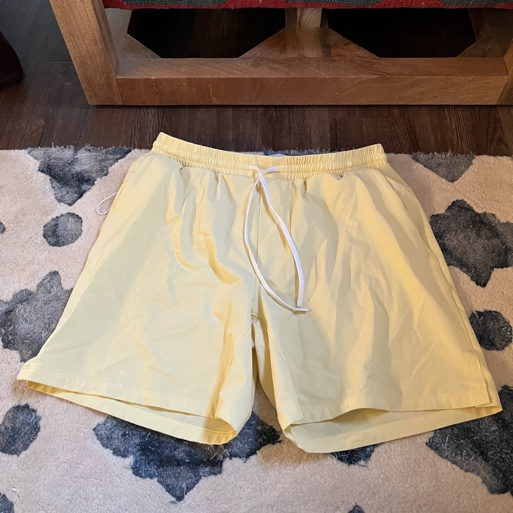 lululemon athletica Yellow Swim Trunks